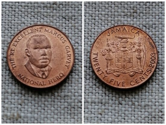 Ямайка 25 центов 2003