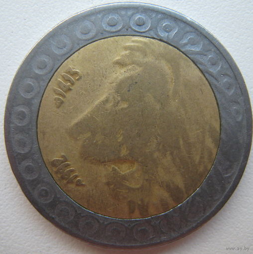 Алжир 20 динаров 1992 г.