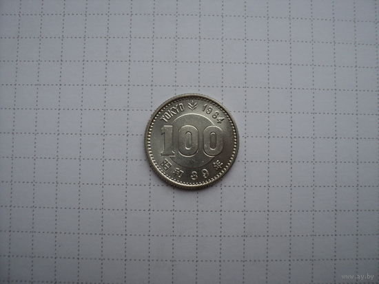 Япония 100 йен 1964 "XVIII летние Олимпийские Игры", серебро
