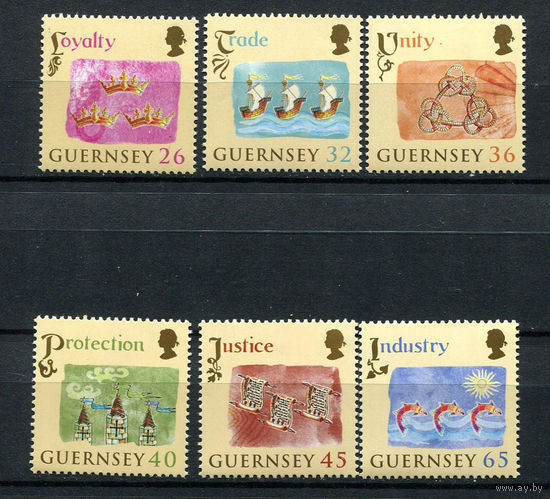 Гернси (Великобритания) - 2004 - 800-летие Англии - [Mi. 1012-1017] - полная серия - 6 марок. MNH.