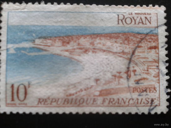 Франция 1954 морской берег