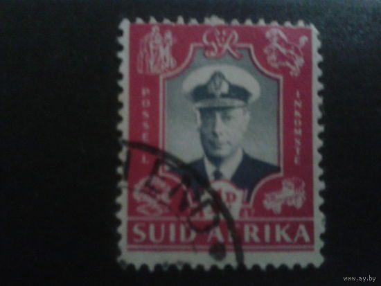 Южная Африка 1947 король Георг 6, язык африкаанс