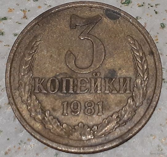 СССР 3 копейки, 1981 (4-15-45)