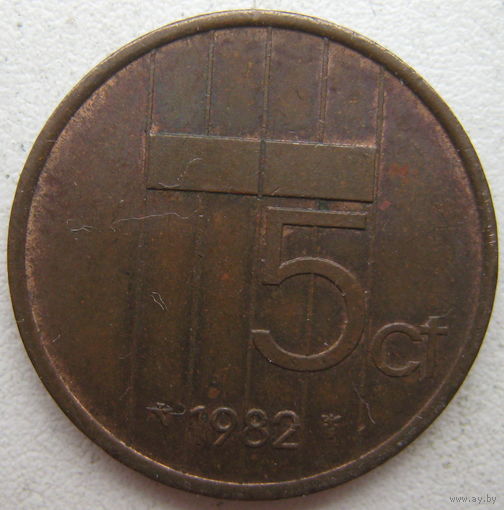 Нидерланды 5 центов 1982 г.