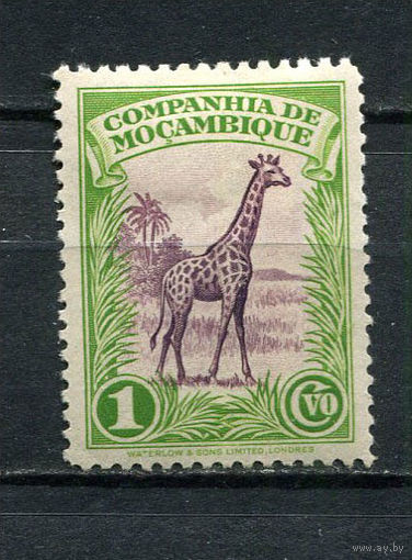 Португальские колонии - Мозамбик (Comp de Mocambique) - 1937 - Жираф 1С - [Mi.201] - 1 марка. MH.  (LOT EM16)-T10P50