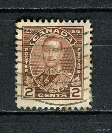Канада - 1935 - Король Георг V 2С - [Mi.179] - 1 марка. Гашеная.  (Лот 36CU)