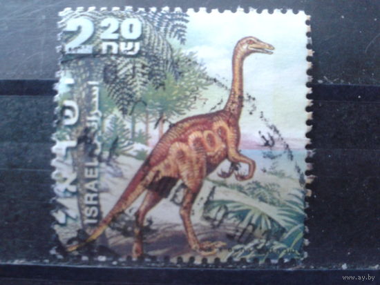 Израиль 2000 Динозавр Михель-1,3 евро гаш