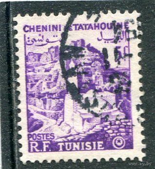 Тунис. Французский протекторат. Деревня в горах