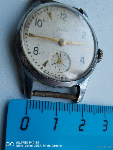 Механические мужские часы Зим белый цмферблат ссср нужен ремонт в коллекцию  аукцион всего 5 дней