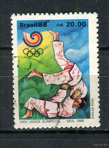 Бразилия - 1988 - Летние Олимпийские игры - [Mi. 2258] - полная серия - 1 марка. Гашеная.  (Лот 12ER)-T7P22