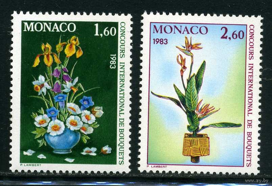 Монако 1982 ** Флора Выставка цветов.