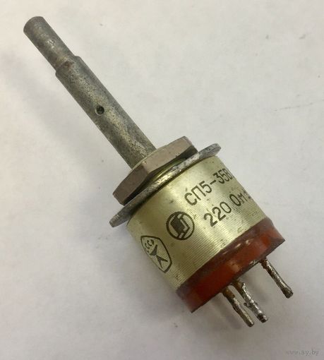 СП5-35Б. 220 Ом. Переменный проволочный подстроечный резистор, потенциометр. СП5-35. 220Ом