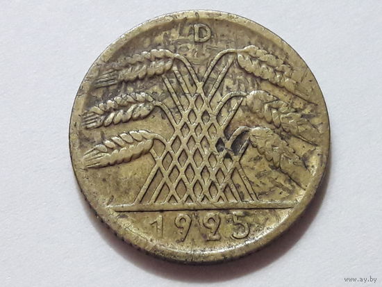 Германия 10 пфеннигов 1925 (D)