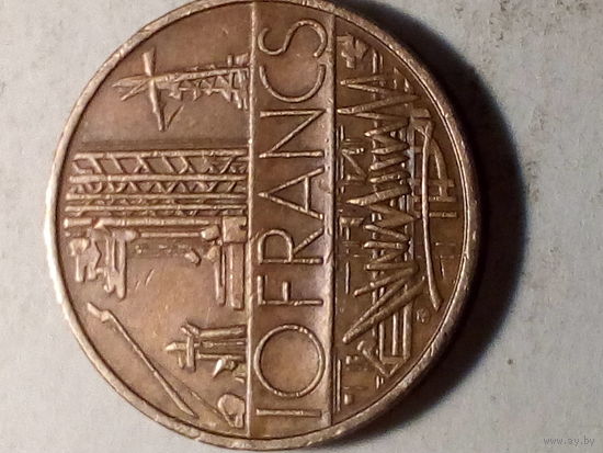 10 франк Франция 1976