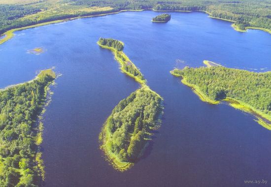 Беларусь Белпошта 2021 озеро Звонь Витебская область