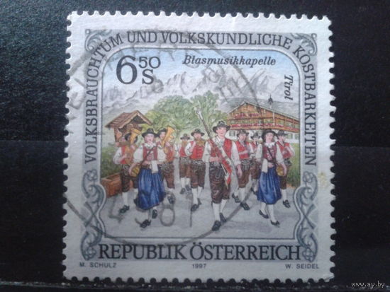 Австрия 1997 Народные традиции, музыканты