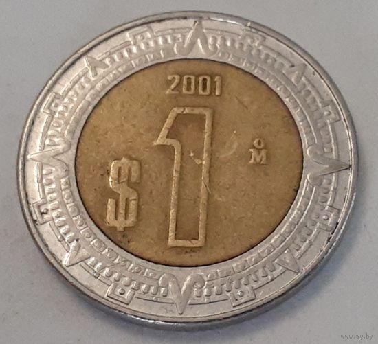 Мексика 1 песо, 2001 (6-19)