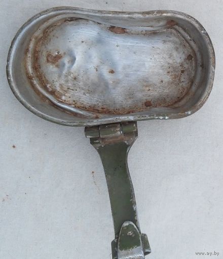 Крышка от котелка с дембельской надписью, 1954 год