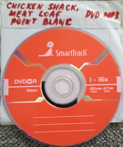 DVD MP3 дискография - CHICKEN SHACK, MEAT LOAF, POINT BLANK - 1 DVD