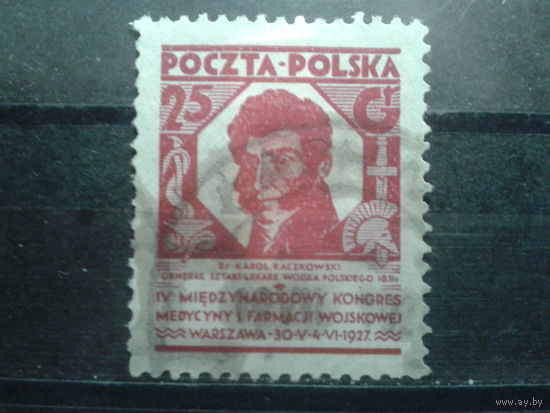 Польша 1927 Кароль Качковский Михель-6,0 евро гаш