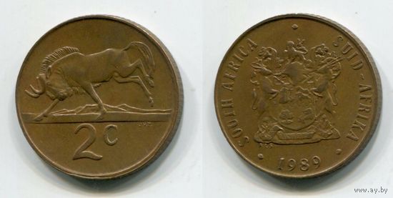 Южная Африка. 2 цента (1989)