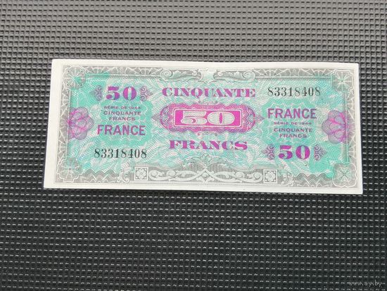 Франция 50 франков 1944