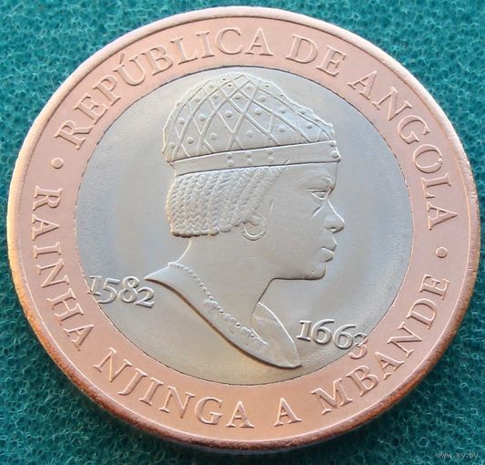Ангола. 20 кванза 2014 год  KM#111 "351 год со дня смерти королевы Нйинги Мбанди"