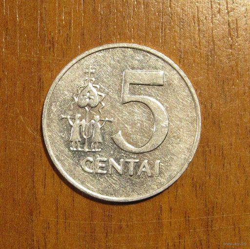 Литва - 5 центов - 1991