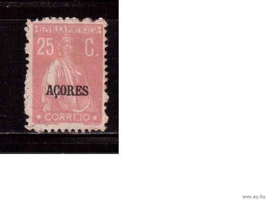 Азорские острова-1921(Мих.218), *, Португальские Колонии,  Стандарт, Надп.
