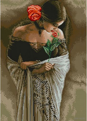 Картина для вышивки бисером "Росита"