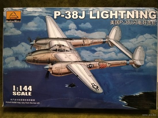 Модель P-38J Lightning, масштаб 1:144