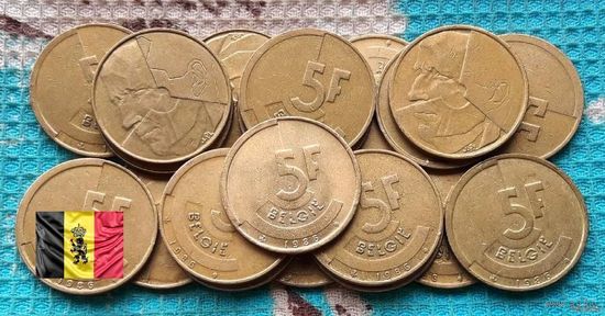 Бельгия 5 франков. Фламандский вариант. Новогодняя ликвидация!