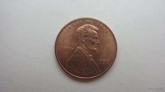 США 1 цент 1996 г.