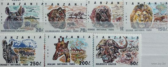 Танзания 1993 Национальный парк С-М-2-2