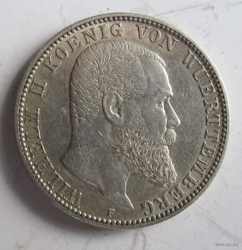 Вюртемберг 2 марки 1906   .v-012