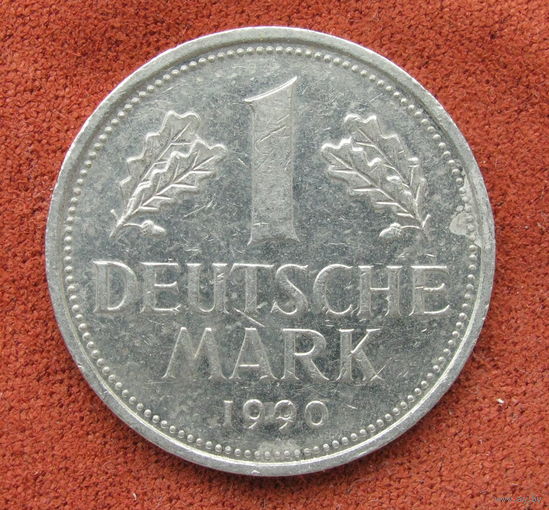 ФРГ 1 марка 1990 D