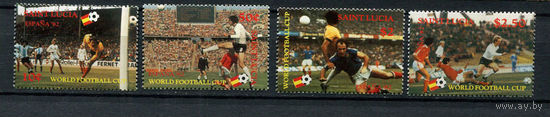 Сент-Люсия - 1982 - Футбол - [Mi. 573-578] - полная серия - 4 марки. MNH.