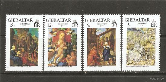 1978 Гибралтар Живопись Дюрер Рождество