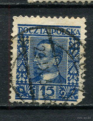 Польша - 1928 - Генрик Сенкевич - (есть тонкое место) - [Mi. 259] - полная серия - 1 марка. Гашеная.  (Лот 66EN)-T5P3