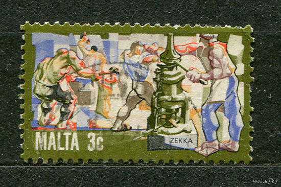 Чеканка монет. Мальта. 1981