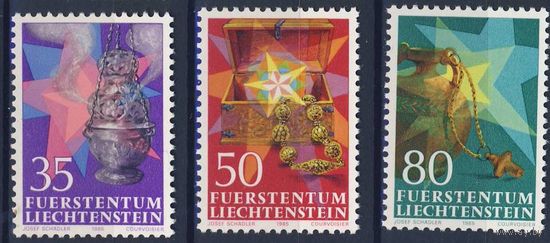 Лихтенштейн 1985 Mi 884/86 ** Рождество