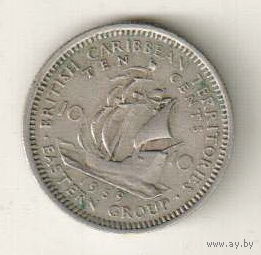 Восточные Карибы 10 цент 1959