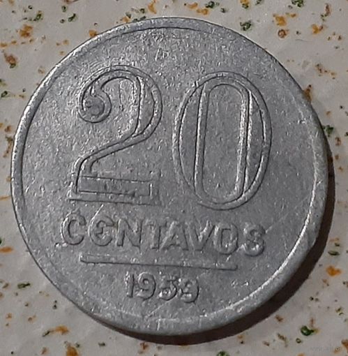 Бразилия 20 сентаво, 1959 (3-14-197)
