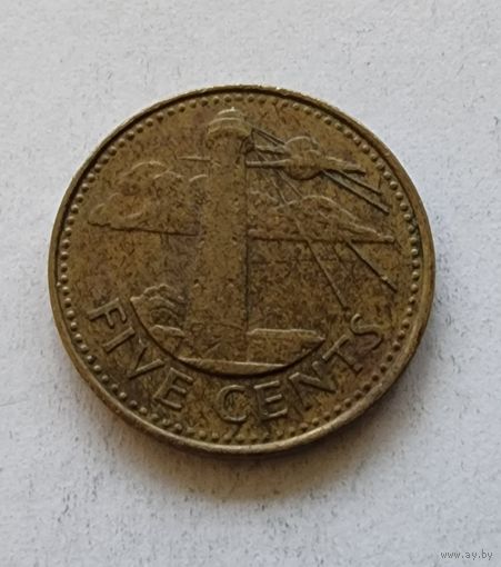 Барбадос 5 центов, 1997