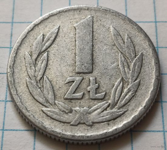Польша 1 злотый, 1966     ( 3-6-5 )