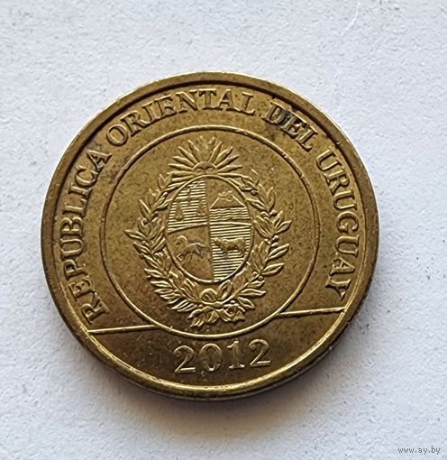 Уругвай 1 песо, 2012