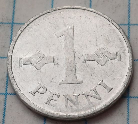 Финляндия 1 пенни, 1969     ( 2-3-3 )