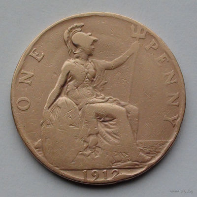 Великобритания 1 пенни. 1912
