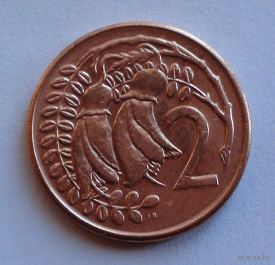 Новая Зеландия 2 цента. 1969