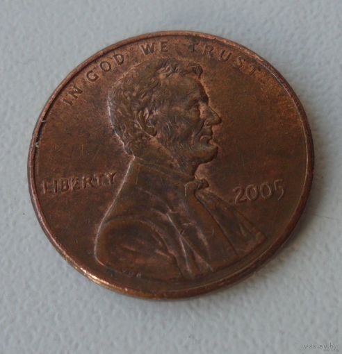 1 цент США 2005 г.в.